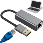 USB-A-t&uuml;&uuml;pi Etherneti adapter, v&otilde;rgukaart, LAN, RJ45, 100MB