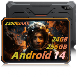 Tahvelarvuti Blackview Active 8 Pro 10.36" 2.4K FHD+ 24GB+256GB(SD 1TB) 22000mAh G99 48MP+16MP Android 14 Oranž