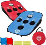 Originaal Official Cornhole | American Cornhole | Lihtne Kaasas Kanda | Ametlikud M&otilde;&otilde;tmed | Premium Kvaliteet | V&auml;lis- ja Rannam&auml;ng | Originalcup&reg;