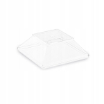 Kaaned p&uuml;ramiidipokaalide suupistekonteineritele 59x59mm, 50 tk., Dangteliai piramidiniams puodeliams, užkandžių konteineriams 59x59 mm, 50 vnt.