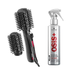 BaByliss PRO Rotating 800 Hot Air Styler BAB2770E + Schwarzkopf Osis Flatliner Heat Protection Spray 200ml