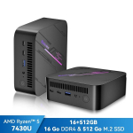 Arvuti Blackview MP100 AMD Ryzen&trade; 5 7430U 4.3GHz Max 16 GB 512 GB-SSD 2TB, Windows 11 Pro, Wifi 6,4K UHD NETFLIX - Hall