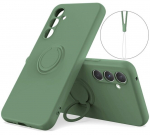 &bdquo;Ring&ldquo; Kickstand (TPU) kaaned - roheline (Galaxy A55)