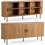 Kummut Mebel Elite TRISH 180 cm tamm kaheukseline