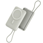 Akupank PowerBank Bazic Fusion Mag 10000mAh MagSafe kaabel USB-C hall