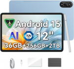 Blackview x Gemini AI 2.0 MEGA 2 WiFi 12" 90Hz, RAM 36 GB ROM 256 GB/SD 2 TB,Android 15 WiFi 6, 9000mAh PC 2.0 - Sinine