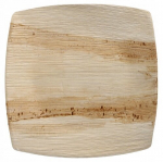 Palmilehtede &uuml;hekordsed taldrikud elegantne tugev &ouml;ko 26x26cm, 25tk., Palmių lapų vienkartinės lėk&scaron;tės, eleganti&scaron;kos, tvirtos, ekologi&scaron;kos, 26x26 cm, 25 vnt.