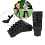 Kumerad otsad matkakeppidele, must