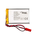 Aku Li-Po LP573450 Akyga AKY0081 3.7V / 980mAh PCM pesa JST 2-Pin 150mm