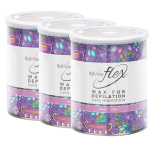 Vaha depilatsiooniks Italwax TIN LIPO WAX FLEX Wine, 800g x3