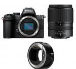 Nikon Z50 II (Z 50 II), (Z50II) + Nikkor Z DX 18-140mm f/3.5-6.3 VR + FTZ II kinnitusadapter