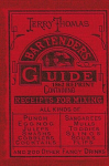 Blender Jerry Thomas Bartenders Guide 1862 Reprint: How to Mix Drinks, or the Bon Vivants Companion, Jerry Thomas Bartenders Guide 1862 Reprint: How to Mix Drinks, or the Bon Vivants Companion