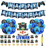 S&uuml;nnip&auml;evakaunistuste komplekt &otilde;hupallide ja b&auml;nneriga LIVMAN H031