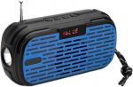 Laetav juhtmevaba Bluetooth-k&otilde;lar, raadio taskulambiga