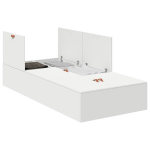 &uuml;heinimene voodi,Hoiuvoodi Raam Valge 100x200 cm CFE67658