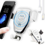 2in1 autotelefoni hoidik ja juhtmevaba laadija LIVMAN D-01, 10W