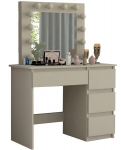 Kosmeetikalaud, Fluxar home, DR-1101, valge