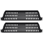 2 tk 1U serveri riiuli ventileeritud riiul