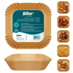 Rasvavaba frit&uuml;&uuml;rimaterjal 50 tk ruudukujuline 16cm paber
