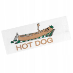 Prantsuse hot dog kotid 7+5x18 cm 500tk, Prancūzi&scaron;ki mai&scaron;eliai de&scaron;rainiams 7+5x18 cm 500vnt.