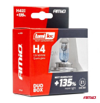 Halogeen pirn 2tk H4 12V 60/55W +135%