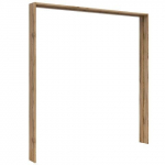 Riidekapi katteliist Black Red White Tetrix, 190,5x199x17 cm, pruun