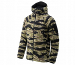 Meeste kapuutsiga pusa Helikon-Tex Patriot Mk 2 Hybrid Fleece, Tiger Stripe