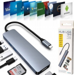 Platinet adapter Multimedia 7in1 (45985)