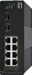 LevelOne IGS-2110P Hallatav L2 Gigabit Ethernet Switch, PoE Tugi, 8-Port, Must