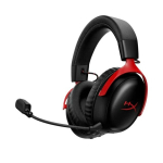 Juhtmeta m&auml;nguri peakomplekt HyperX Cloud III S Wireless A59Z0AA, must v./punane v.