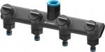 CELLFAST 4-way distributor - ERGO - suitable for 3/4" and 1" taps