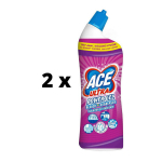 Geel vannitoapuhastusvahend Ace Ultra Power Lavender Effect, 750ml x 2 tk. pakett