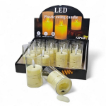Leegiefektiga LED K&uuml;&uuml;nlad, Komplekt 12 tk, Toide Patareidega 2xAA