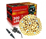 Happy People Field Christmas Garland 300 LED, 21 meetrit soe valge v&auml;lk