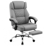 Hall kontoritool jalatoe ja USB-massaažiseadmega