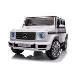 &Uuml;hekohaline elektriauto lastele Mercedes G500, valge