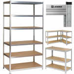 Metallist hoiuriiul Legger, 6 riiulit, 1050 kg, 222x110x50 cm
