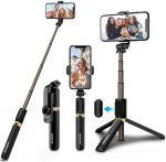 &Otilde;nnelikud inimesed andy moodne selfie-pulk, must v&auml;ljaanne