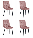 4-tooliline komplekt Leobert Libra, roosa/must