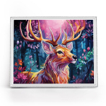Teemanttikand, Maagiline hirv, 40x50, varvikas, LGPS005e, Diamond painting