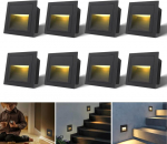 8 x 3 W LED-trepivalgusti IP44