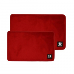 Vannitoa vaibakomplekt &bdquo;Sweetness&ldquo; &ndash; punane, 40&times;60 cm ja 60&times;90 cm