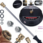 Asendusosa terrassipesur K&auml;rcher K2&ndash;K7 jaoks &ndash; T-Racer 15 Komplekt, Messingist kiirliitmik, 58 cm lants