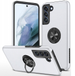 &bdquo;Fashion&ldquo; Kickstand K&otilde;va silikoon (TPU) kaaned - h&otilde;bedane (Galaxy S21 FE)