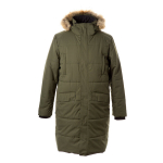 Huppa Meeste talvemantel WERNER, dark green