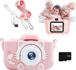 Digikaamera Digitaalne fotoaparaat koos 32gb m&auml;lukaardiga