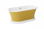 Vann Besco Ziva Glam Gold, 160 x 75 cm, sifooniga ja &uuml;levooluga slim gold