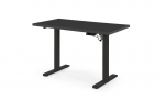 Reguleeritava k&otilde;rgusega kirjutuslaud Halmar B54, must