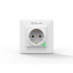 Tellur TLL331321 Nutikas WiFi seinapistik, 3000W, 16A, Valge