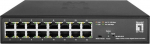 LevelOne GES-2216 Hallatav L2 Gigabit Ethernet L&uuml;liti, 16 Porti, Rack Paigaldatav, Must